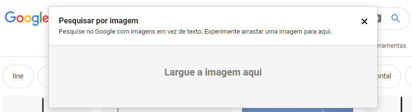Google Imagens 5 Pesquisa Arrastar Imagem